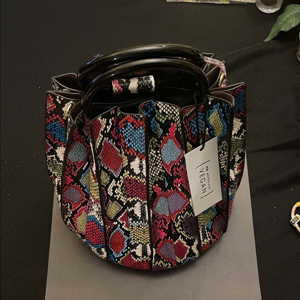 Vegan Multicolor Women's Tote Bag
